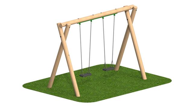 2.4m Timber Swing 8